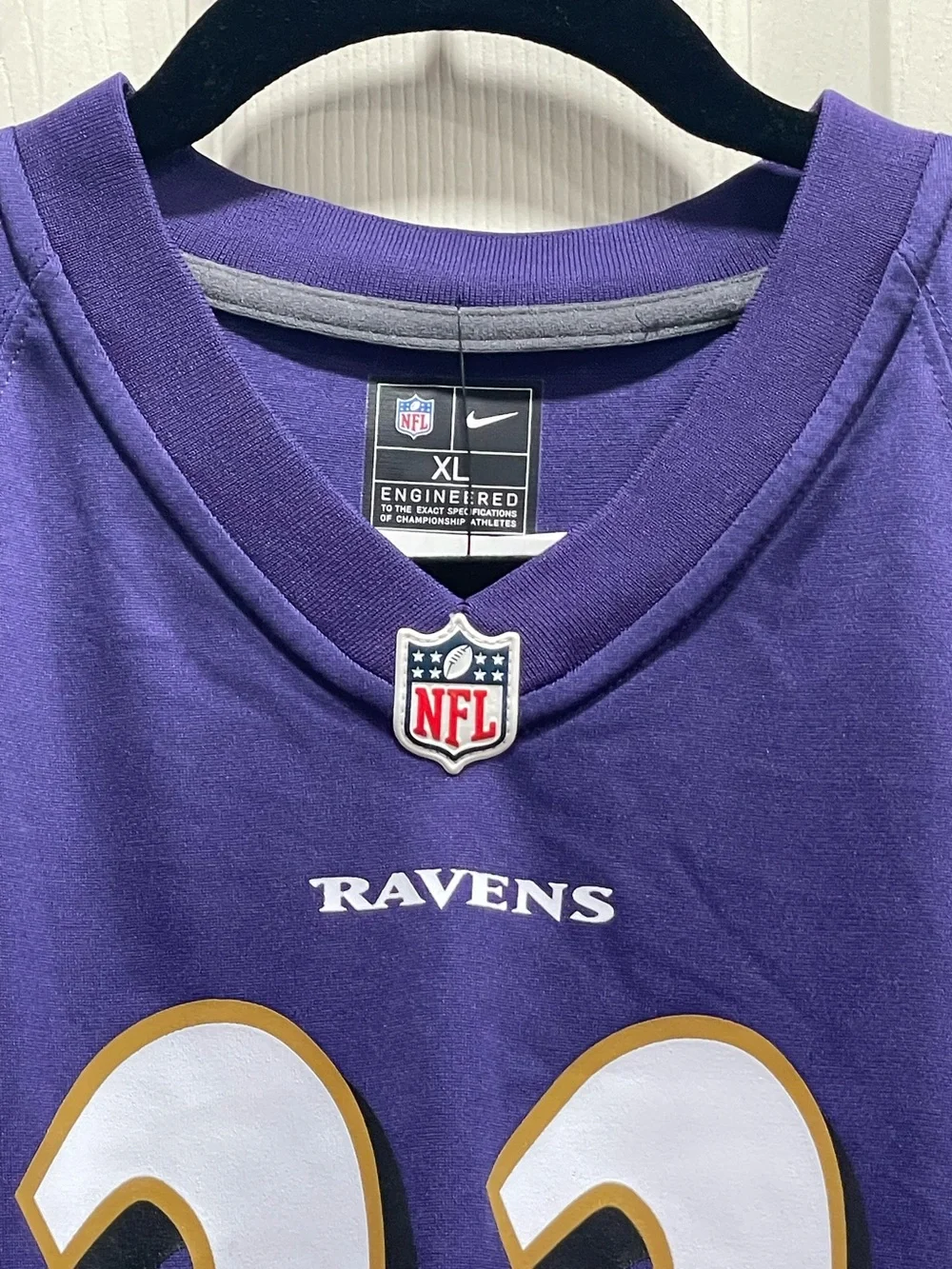 NWT Nike NFL Baltimore Ravens Derrick Henry #22 Jersey Purple Youth XL(18/20)